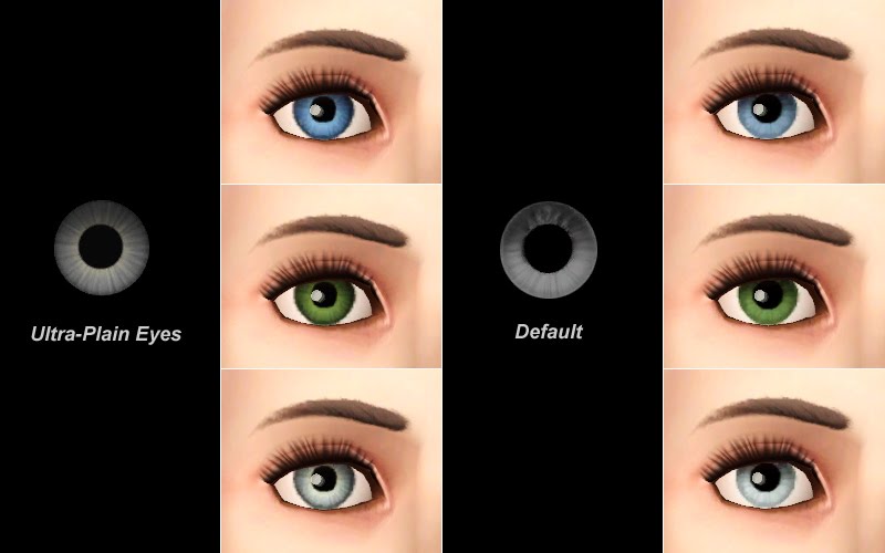 sims 3 eyes default replacement